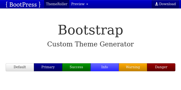 Bootstrap Theme Preview