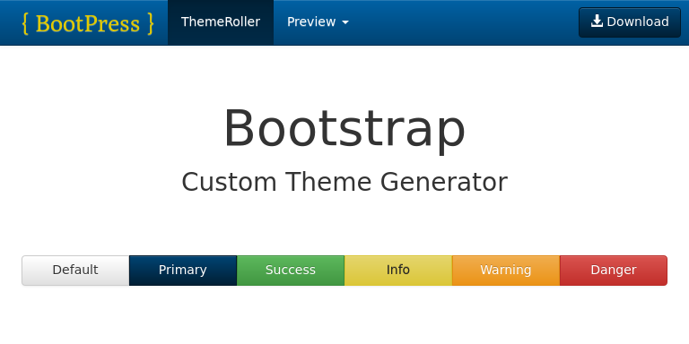 Bootstrap Theme Preview