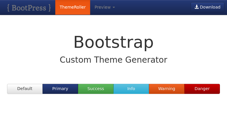 Bootstrap Theme Preview