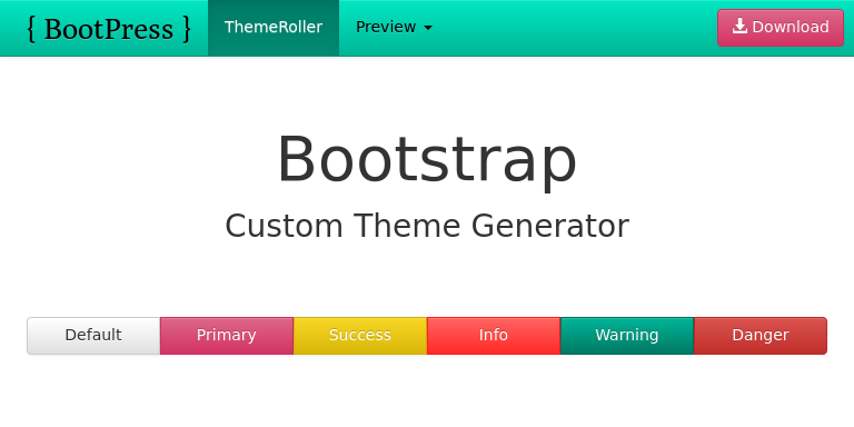 Bootstrap Theme Preview