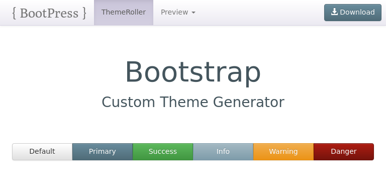 Bootstrap Theme Preview