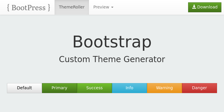 Bootstrap Theme Preview