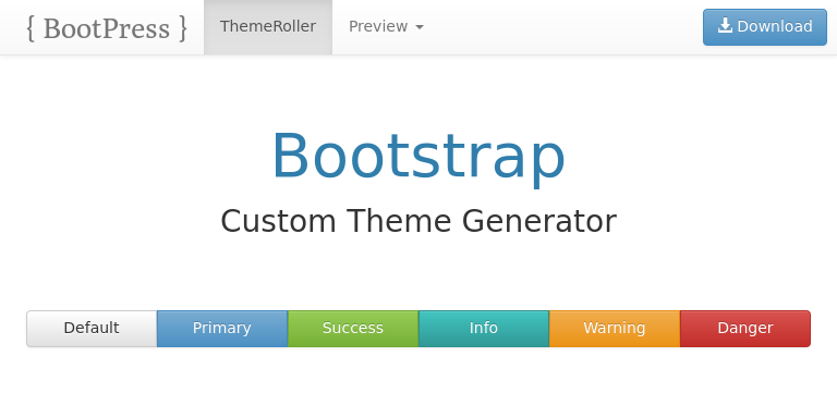 Bootstrap Theme Preview