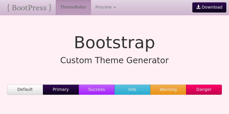 Bootstrap Theme Preview