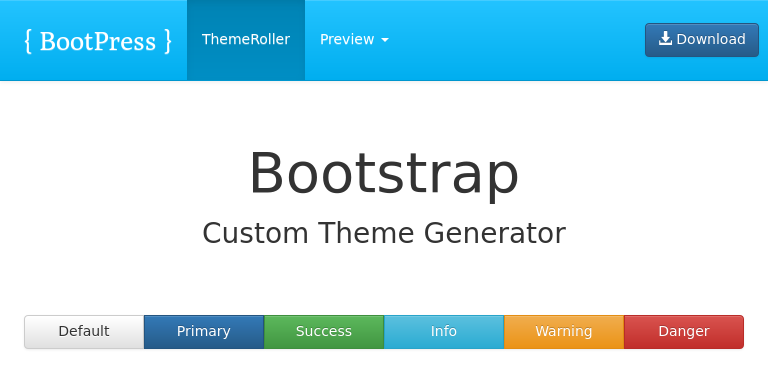 Bootstrap Theme Preview