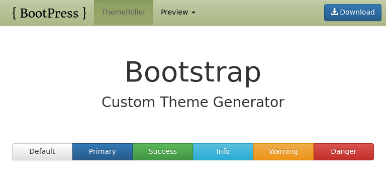 Bootstrap Theme Preview