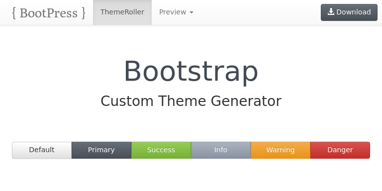 Bootstrap Theme Preview