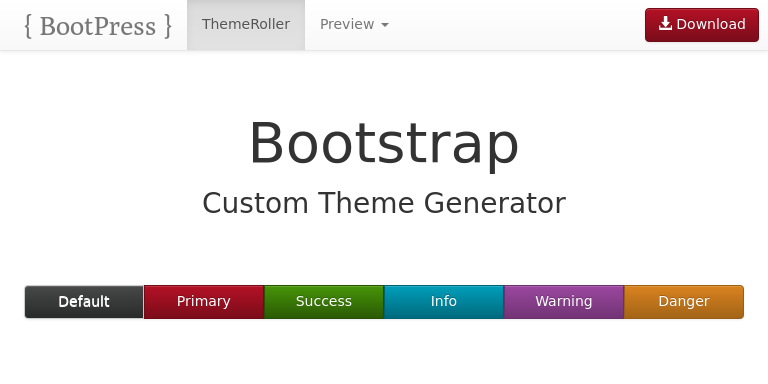 Bootstrap Theme Preview