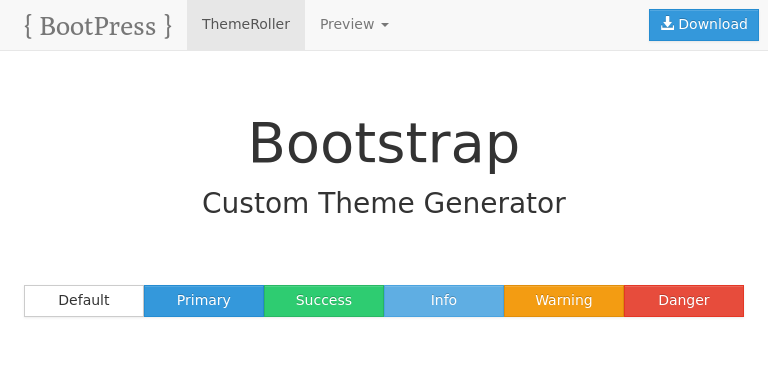 Bootstrap Theme Preview