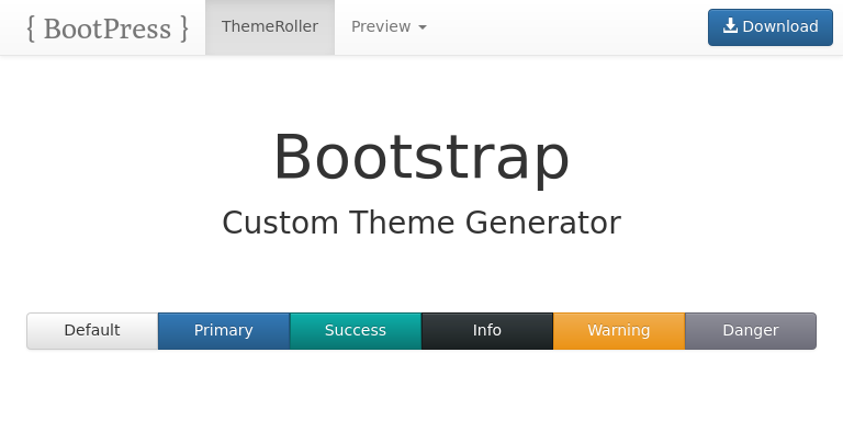 Bootstrap Theme Preview