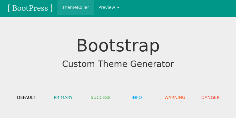 Bootstrap Theme Preview