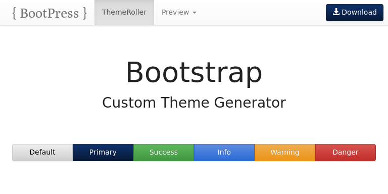 Bootstrap Theme Preview